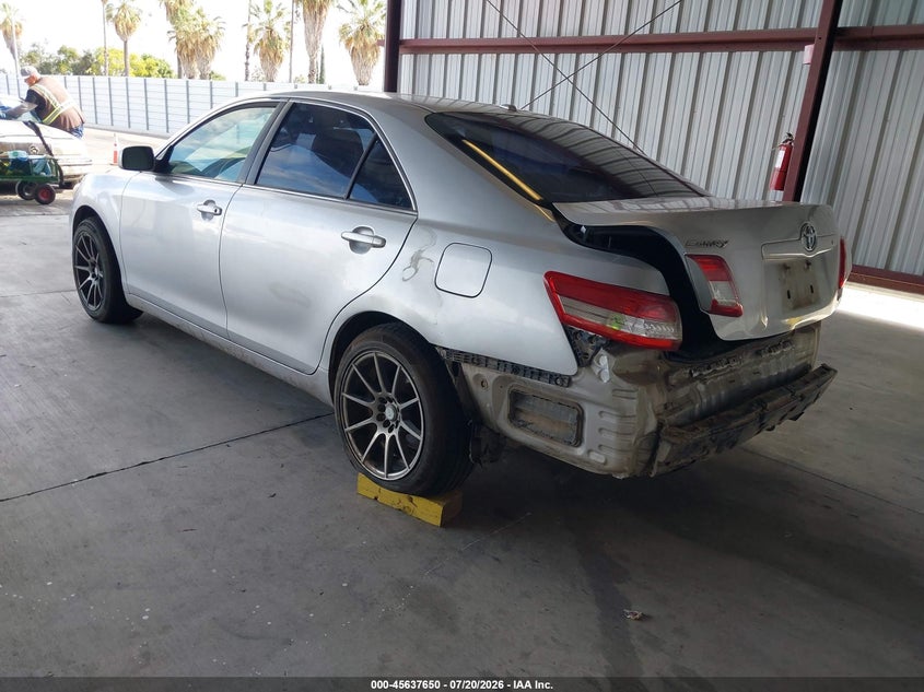 2010 Toyota Camry VIN JTNBF3EK8A3003324 IAAI salvage auction — REAR END, Salvage (California), sold $700 on 2026-07-28 (photo 3)