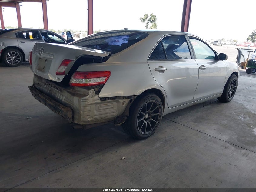 2010 Toyota Camry VIN JTNBF3EK8A3003324 IAAI salvage auction — REAR END, Salvage (California), sold $700 on 2026-07-28 (photo 4)