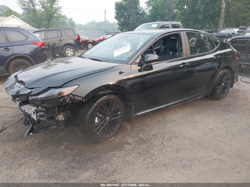 2025 Toyota Camry VIN 4T1DBADK2SU536775 IAAI salvage auction — FRONT & REAR, Salvage - Greater Than 75% (Maryland), sold $7,700 on 2026-08-01 (photo 2)