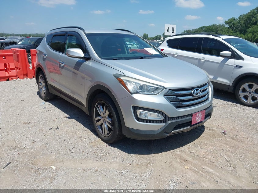 2013 Hyundai Santa fe VIN 5XYZUDLA3DG053590 IAAI salvage auction — NORMAL WEAR, Salvage Title, sold $550 on 2026-07-29 (photo 1)