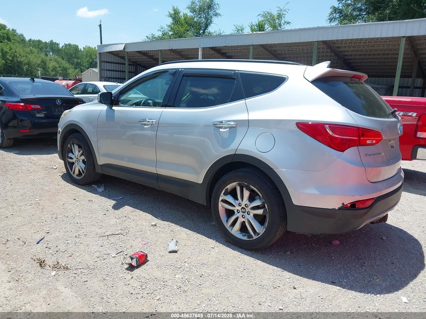 2013 Hyundai Santa fe VIN 5XYZUDLA3DG053590 IAAI salvage auction — NORMAL WEAR, Salvage Title, sold $550 on 2026-07-29 (photo 3)