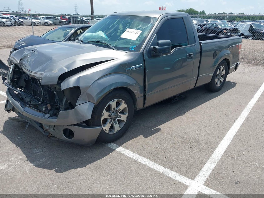 2013 Ford F-150 VIN 1FTMF1CF3DFA71766 IAAI salvage auction — FRONT END, Salvage Title, sold $1,550 on 2026-07-31 (photo 2)