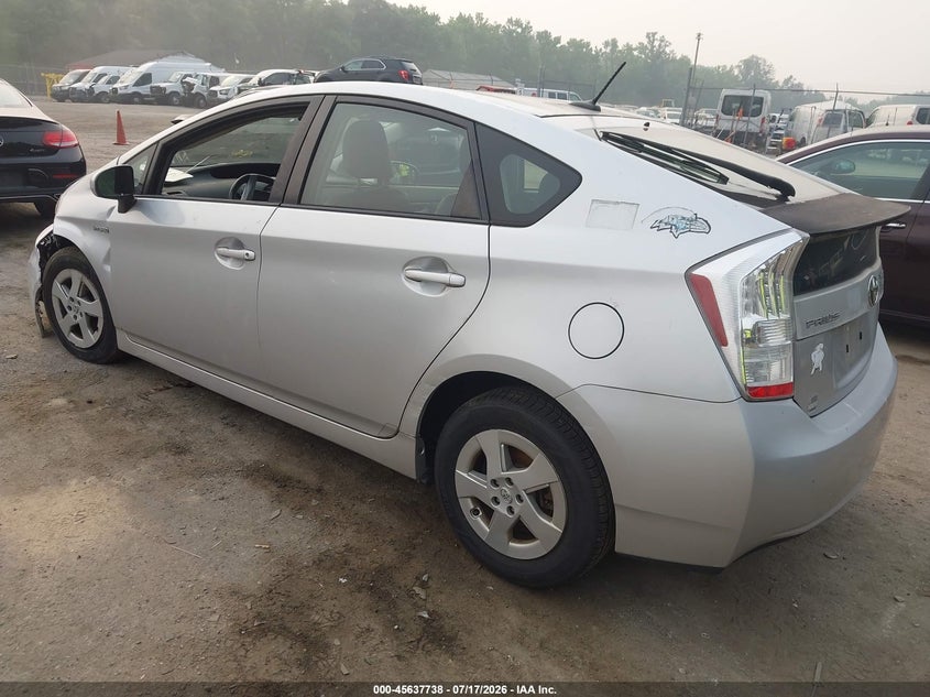 2010 Toyota Prius VIN JTDKN3DU5A0021159 IAAI salvage auction — LEFT FRONT, Salvage - Greater Than 75% (Maryland), sold $1,150 on 2026-08-01 (photo 3)