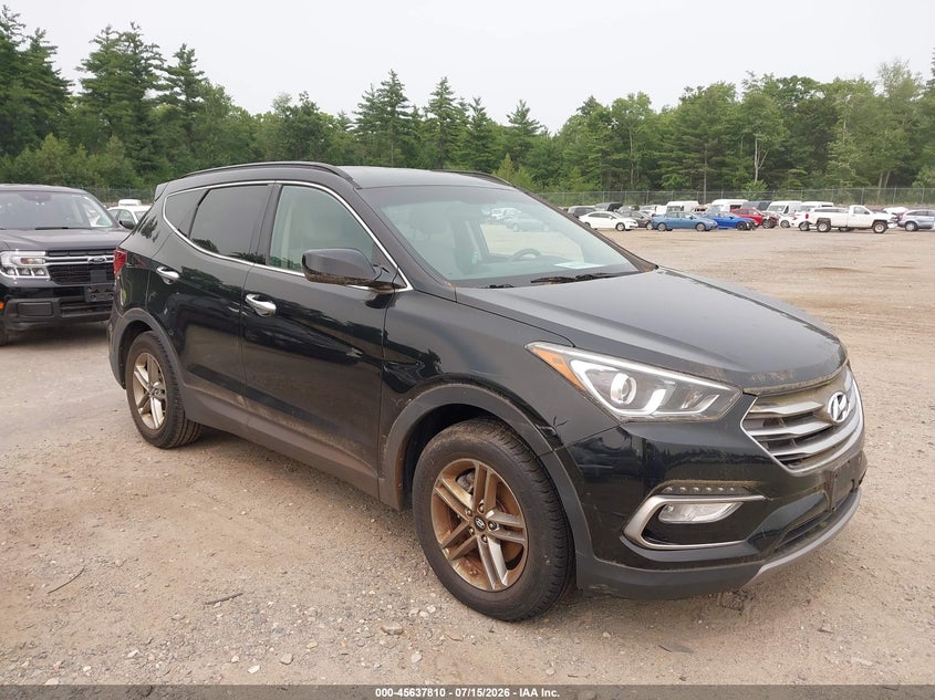 2017 Hyundai Santa fe VIN 5XYZU3LB0HG399492 IAAI salvage auction — NORMAL WEAR, Clear (Massachusetts), sold $2,250 on 2026-07-31 (photo 1)