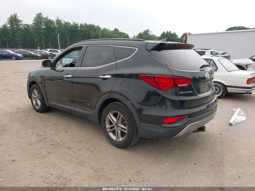 2017 Hyundai Santa fe VIN 5XYZU3LB0HG399492 IAAI salvage auction — NORMAL WEAR, Clear (Massachusetts), sold $2,250 on 2026-07-31 (photo 3)