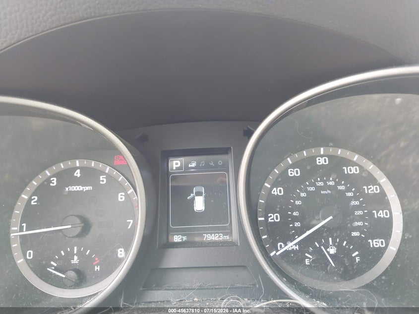 2017 Hyundai Santa fe VIN 5XYZU3LB0HG399492 IAAI salvage auction — NORMAL WEAR, Clear (Massachusetts), sold $2,250 on 2026-07-31 (photo 7)