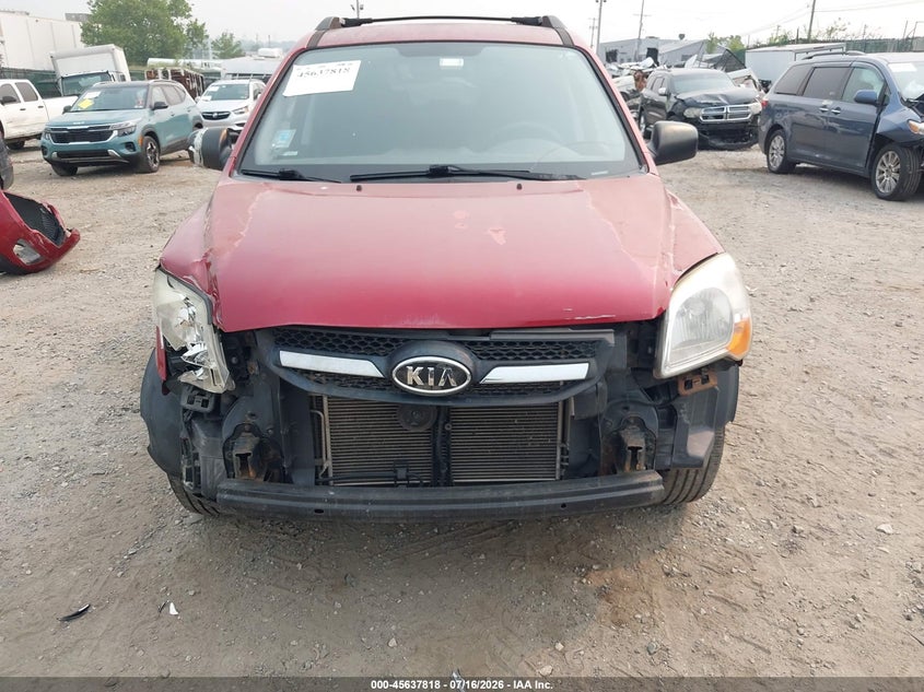 2009 Kia Sportage VIN KNDJF724097641293 IAAI salvage auction — FRONT END, Salvage (Pennsylvania), sold $500 on 2026-08-02 (photo 6)