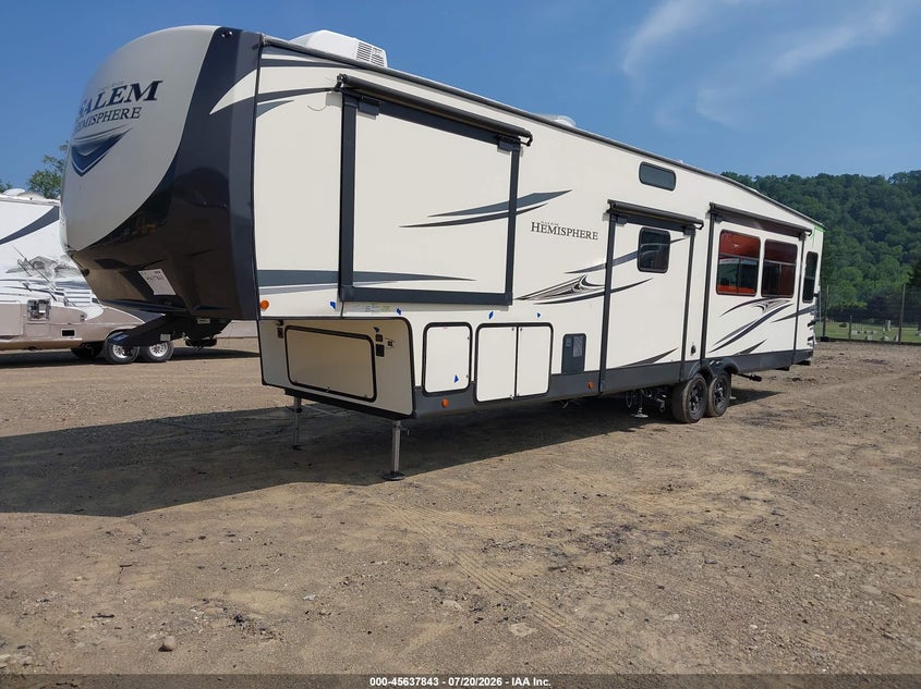 2021 Forest river Salem VIN 4X4FSBN25MV007961 IAAI salvage auction — REAR END, Salvage (Pennsylvania), sold $825 on 2026-07-30 (photo 2)
