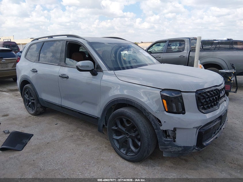 2024 Kia Telluride VIN 5XYP3DGC0RG518680 IAAI salvage auction — FRONT END, Salvage (California), sold $11,100 on 2026-07-17 (photo 1)