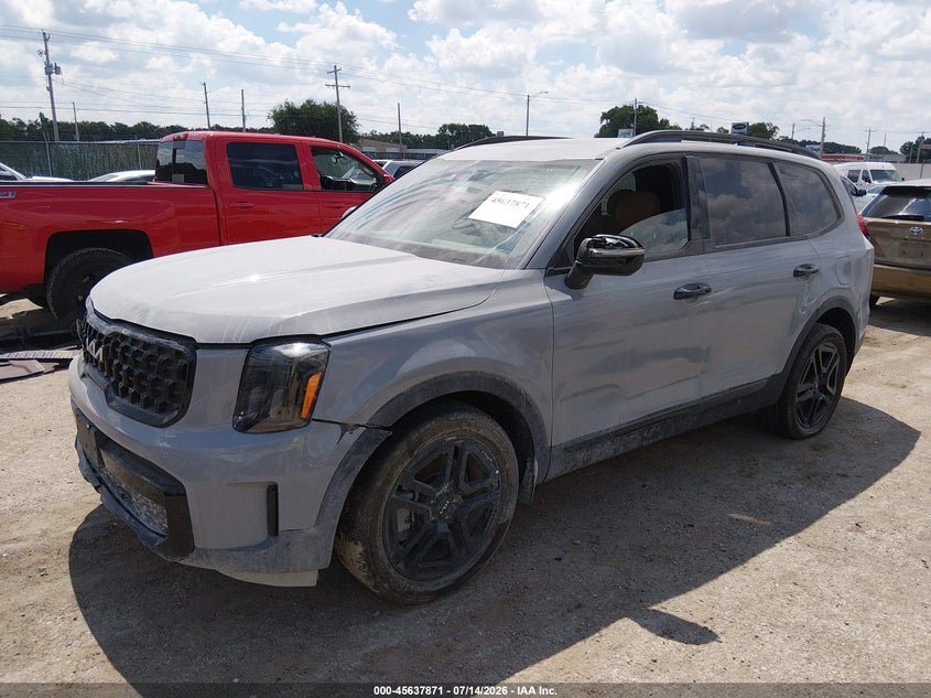 2024 Kia Telluride VIN 5XYP3DGC0RG518680 IAAI salvage auction — FRONT END, Salvage (California), sold $11,100 on 2026-07-17 (photo 2)
