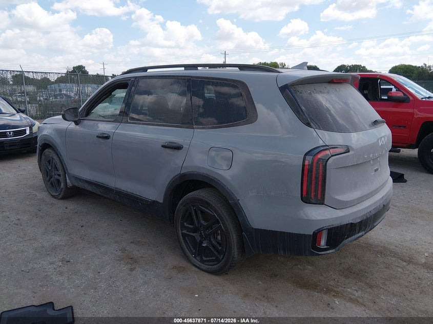 2024 Kia Telluride VIN 5XYP3DGC0RG518680 IAAI salvage auction — FRONT END, Salvage (California), sold $11,100 on 2026-07-17 (photo 3)