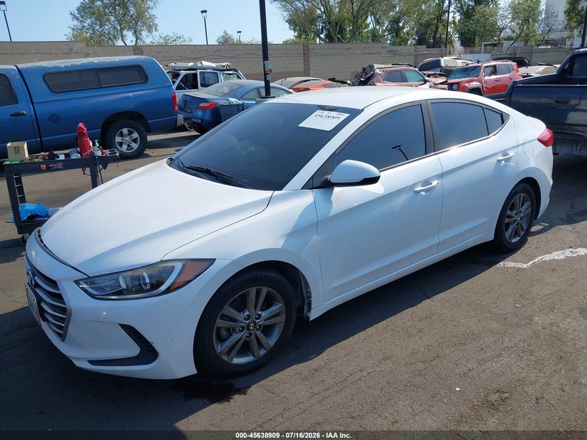 2018 Hyundai Elantra VIN 5NPD84LF2JH237465 IAAI salvage auction — FRONT END, Salvage Title, sold $1,100 on 2026-07-31 (photo 2)