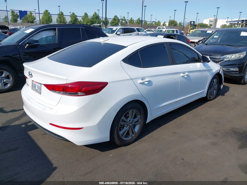 2018 Hyundai Elantra VIN 5NPD84LF2JH237465 IAAI salvage auction — FRONT END, Salvage Title, sold $1,100 on 2026-07-31 (photo 4)