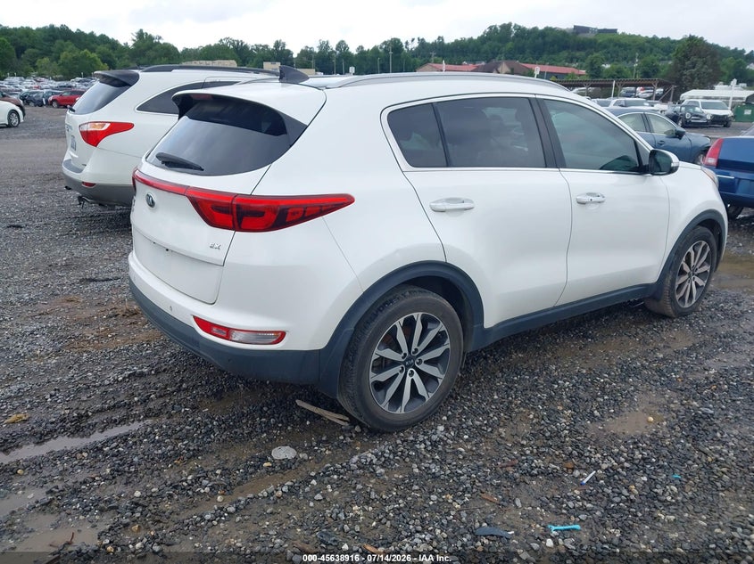 2017 Kia Sportage VIN KNDPN3AC0H7227153 IAAI salvage auction — ENGINE DAMAGE, Salvage Title, sold $2,450 on 2026-07-17 (photo 4)