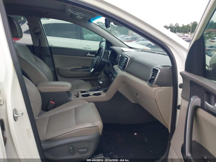 2017 Kia Sportage VIN KNDPN3AC0H7227153 IAAI salvage auction — ENGINE DAMAGE, Salvage Title, sold $2,450 on 2026-07-17 (photo 5)