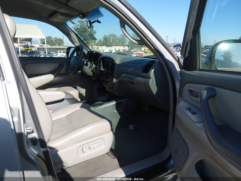 2005 Toyota Sequoia VIN 5TDZT34A15S262682 IAAI salvage auction — FRONT END, Clear - Dealer Only (California), sold $1,300 on 2026-07-22 (photo 5)