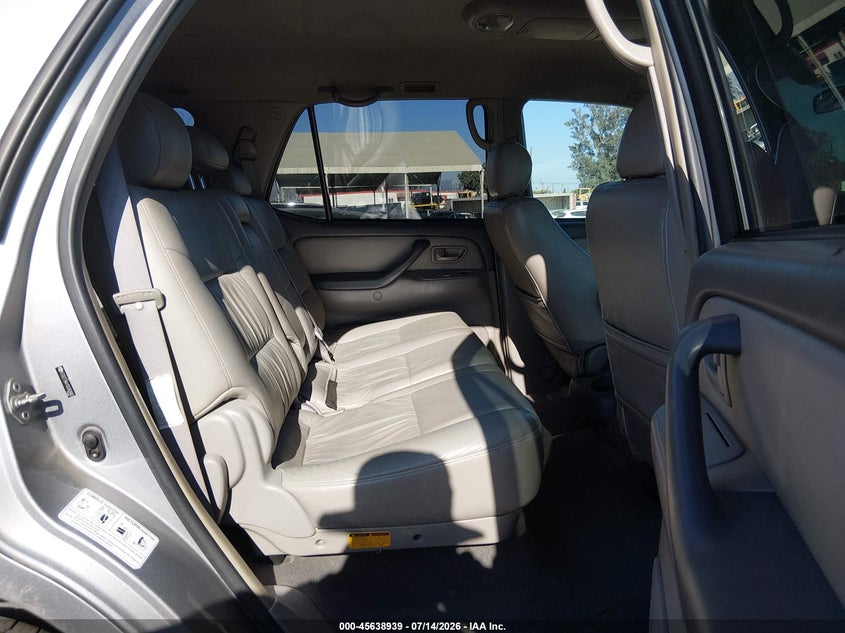 2005 Toyota Sequoia VIN 5TDZT34A15S262682 IAAI salvage auction — FRONT END, Clear - Dealer Only (California), sold $1,300 on 2026-07-22 (photo 8)