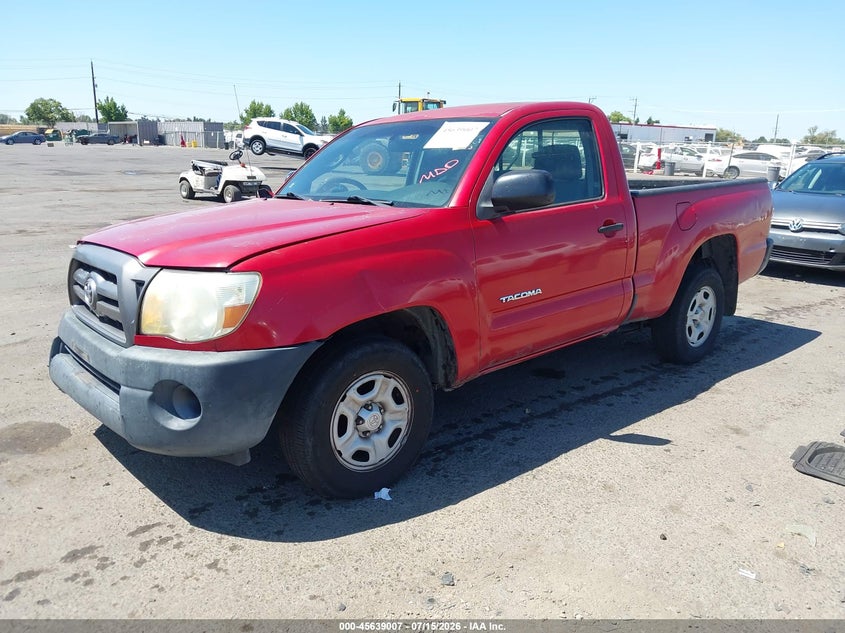 2010 Toyota Tacoma VIN 5TENX4CN5AZ705443 IAAI salvage auction — RIGHT FRONT, Salvage (California), sold $225 on 2026-07-29 (photo 2)