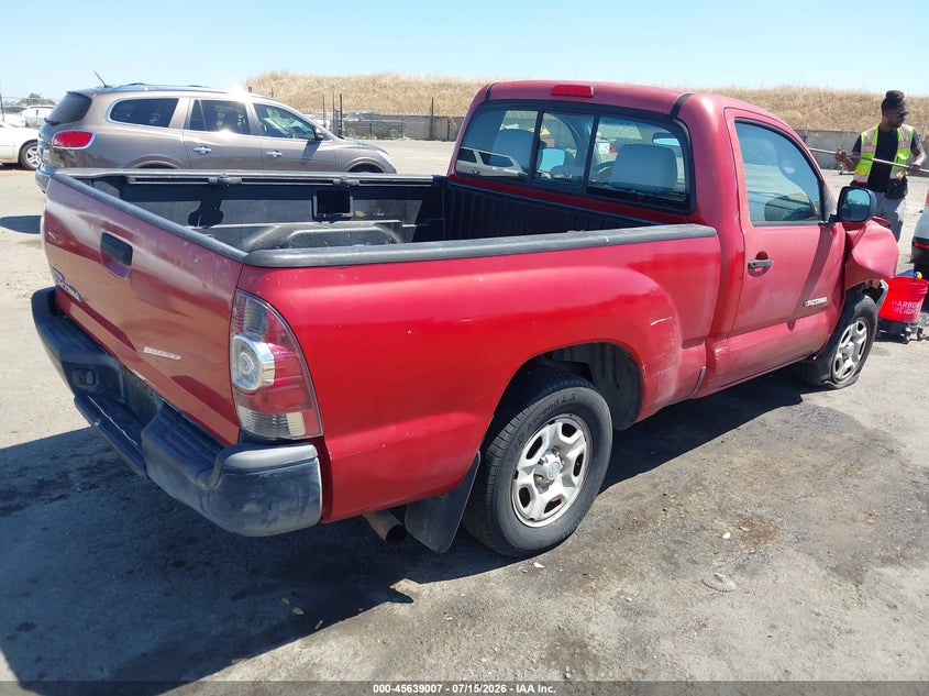 2010 Toyota Tacoma VIN 5TENX4CN5AZ705443 IAAI salvage auction — RIGHT FRONT, Salvage (California), sold $225 on 2026-07-29 (photo 4)
