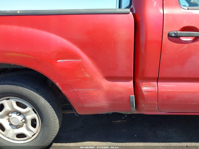 2010 Toyota Tacoma VIN 5TENX4CN5AZ705443 IAAI salvage auction — RIGHT FRONT, Salvage (California), sold $225 on 2026-07-29 (photo 6)