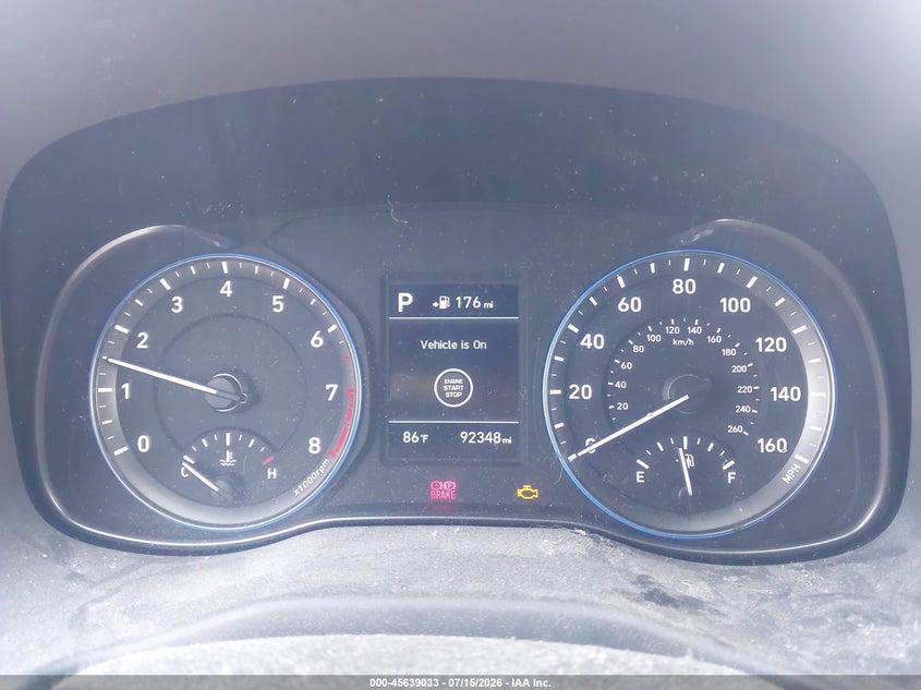 2018 Hyundai Kona VIN KM8K2CAA2JU071816 IAAI salvage auction — NORMAL WEAR, Clear (North Carolina), sold $2,550 on 2026-07-29 (photo 7)