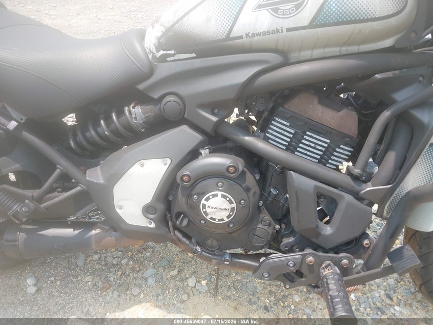 2022 Kawasaki En VIN JKAENEC18NDA05016 IAAI salvage auction — EXTERIOR BURN, Salvage (North Carolina), sold $175 on 2026-07-29 (photo 8)