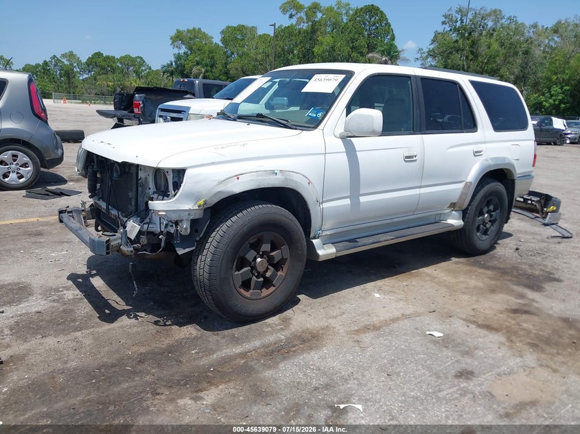 2002 Toyota 4runner VIN JT3GN86R420227347 IAAI salvage auction — FRONT END, Rebuildable (Florida), sold $925 on 2026-08-01 (photo 2)