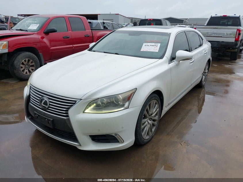 2014 Lexus Ls VIN JTHGL5EF2E5051864 IAAI salvage auction — REAR END, Original (Texas), sold $8,650 on 2026-09-08 (photo 2)