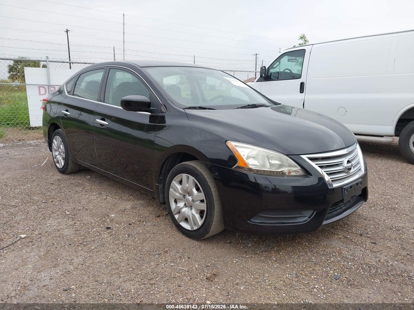 2015 Nissan Sentra VIN 3N1AB7AP1FY302367 IAAI salvage auction — TRANSMISSION, Original (Texas), sold $1,600 on 2026-08-02 (photo 1)