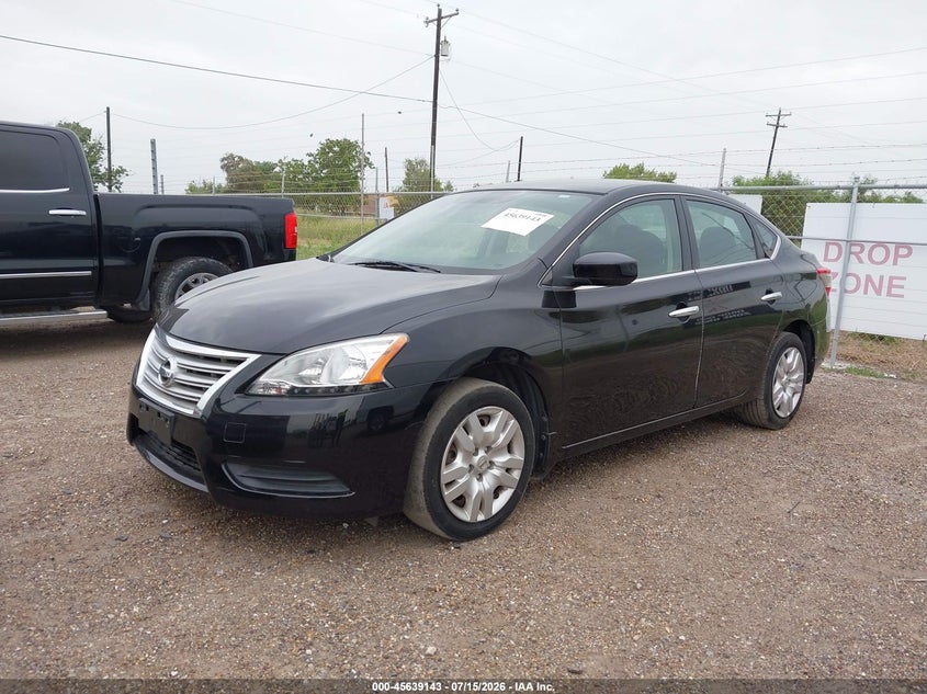 2015 Nissan Sentra VIN 3N1AB7AP1FY302367 IAAI salvage auction — TRANSMISSION, Original (Texas), sold $1,600 on 2026-08-02 (photo 2)