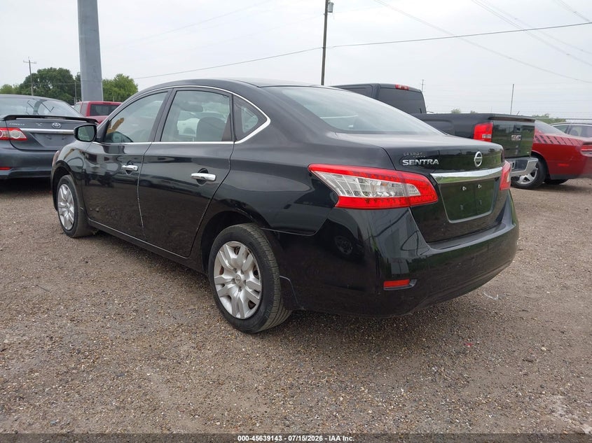 2015 Nissan Sentra VIN 3N1AB7AP1FY302367 IAAI salvage auction — TRANSMISSION, Original (Texas), sold $1,600 on 2026-08-02 (photo 3)
