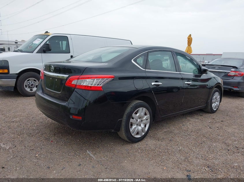 2015 Nissan Sentra VIN 3N1AB7AP1FY302367 IAAI salvage auction — TRANSMISSION, Original (Texas), sold $1,600 on 2026-08-02 (photo 4)