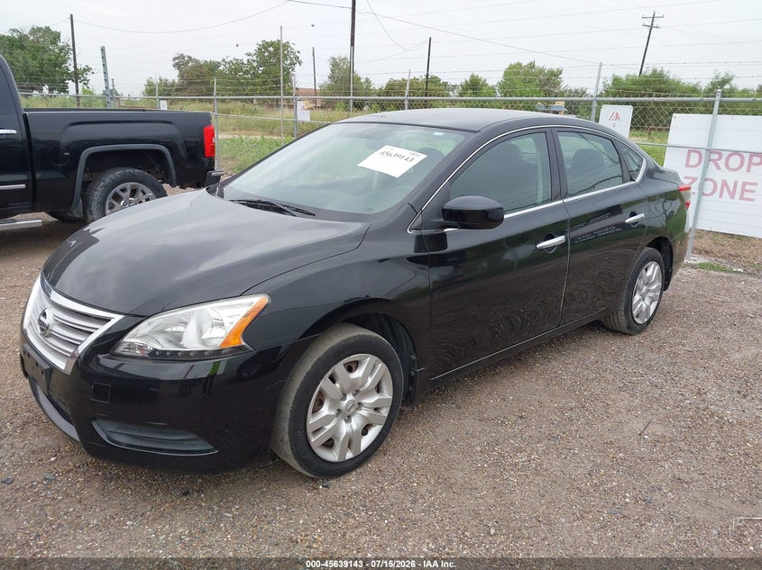 2015 Nissan Sentra VIN 3N1AB7AP1FY302367 IAAI salvage auction — TRANSMISSION, Original (Texas), sold $1,600 on 2026-08-02 (photo 6)