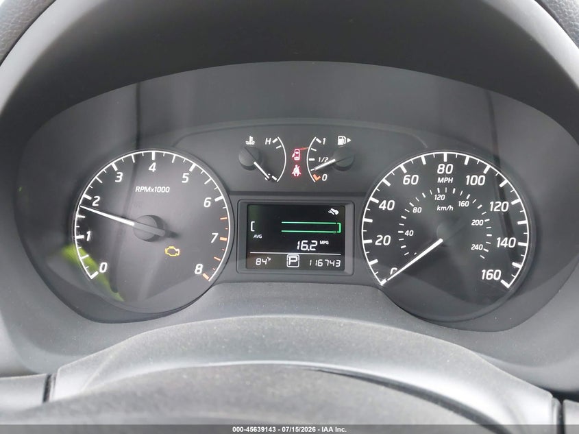 2015 Nissan Sentra VIN 3N1AB7AP1FY302367 IAAI salvage auction — TRANSMISSION, Original (Texas), sold $1,600 on 2026-08-02 (photo 7)