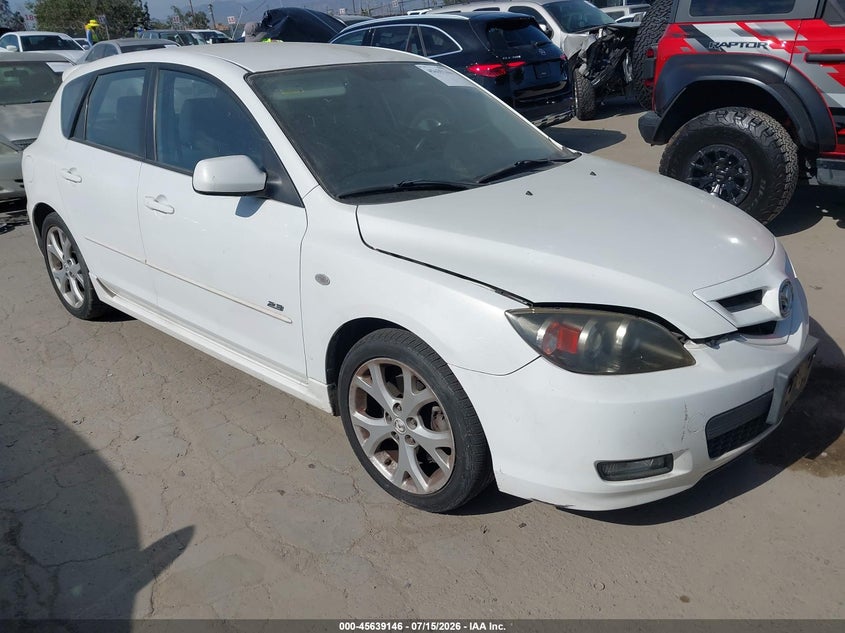 2008 Mazda 3 VIN JM1BK344981163656 IAAI salvage auction — UNKNOWN, Clear - Dealer Only (California), sold $675 on 2026-07-29 (photo 1)