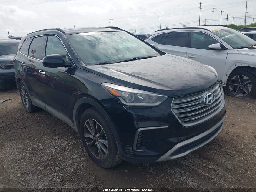 2017 Hyundai Santa fe VIN KM8SMDHF2HU239921 IAAI salvage auction — NORMAL WEAR, Original (Texas), sold $2,150 on 2026-07-29 (photo 1)