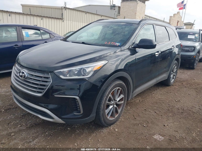 2017 Hyundai Santa fe VIN KM8SMDHF2HU239921 IAAI salvage auction — NORMAL WEAR, Original (Texas), sold $2,150 on 2026-07-29 (photo 2)