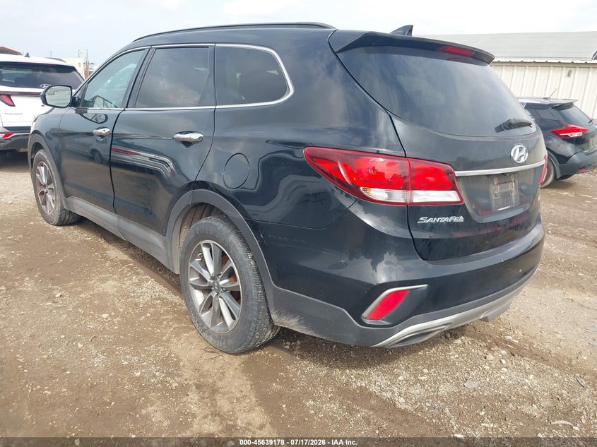 2017 Hyundai Santa fe VIN KM8SMDHF2HU239921 IAAI salvage auction — NORMAL WEAR, Original (Texas), sold $2,150 on 2026-07-29 (photo 3)