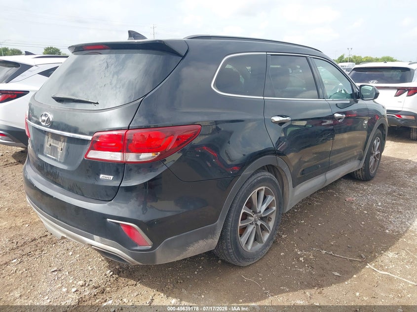 2017 Hyundai Santa fe VIN KM8SMDHF2HU239921 IAAI salvage auction — NORMAL WEAR, Original (Texas), sold $2,150 on 2026-07-29 (photo 4)
