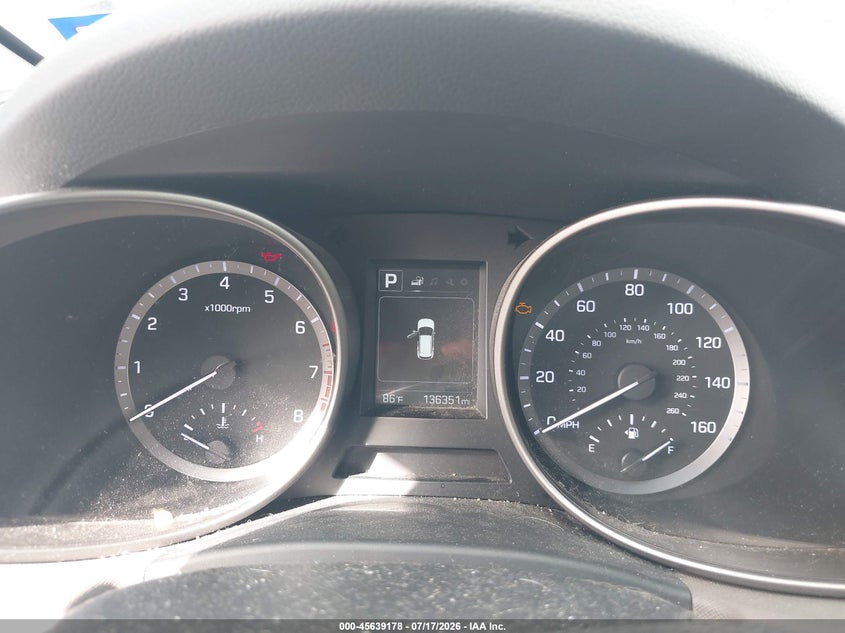 2017 Hyundai Santa fe VIN KM8SMDHF2HU239921 IAAI salvage auction — NORMAL WEAR, Original (Texas), sold $2,150 on 2026-07-29 (photo 7)