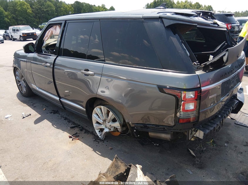 2016 Land rover RANGE ROVER VIN SALGS2EF8GA284430 IAAI salvage auction — RIGHT FRONT, Salvage (North Carolina), sold $3,850 on 2026-07-30 (photo 3)
