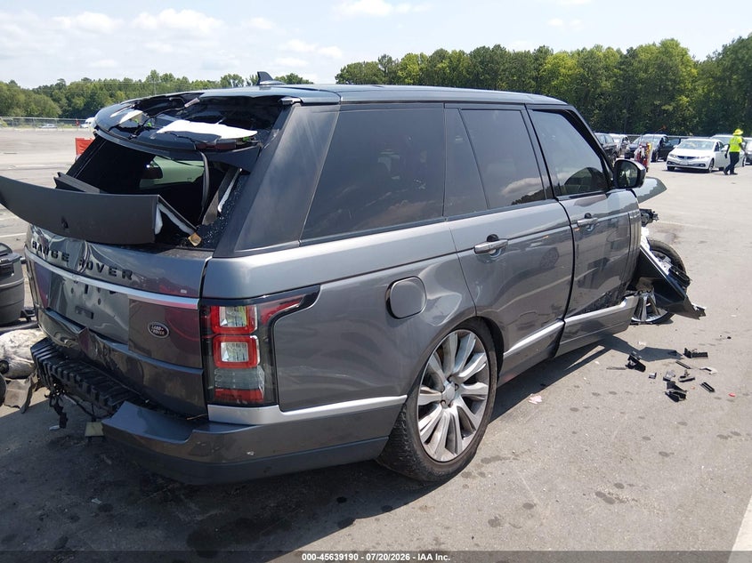 2016 Land rover RANGE ROVER VIN SALGS2EF8GA284430 IAAI salvage auction — RIGHT FRONT, Salvage (North Carolina), sold $3,850 on 2026-07-30 (photo 4)