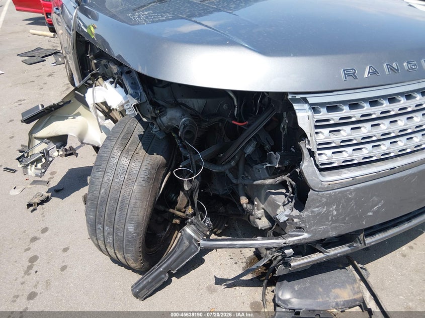 2016 Land rover RANGE ROVER VIN SALGS2EF8GA284430 IAAI salvage auction — RIGHT FRONT, Salvage (North Carolina), sold $3,850 on 2026-07-30 (photo 6)