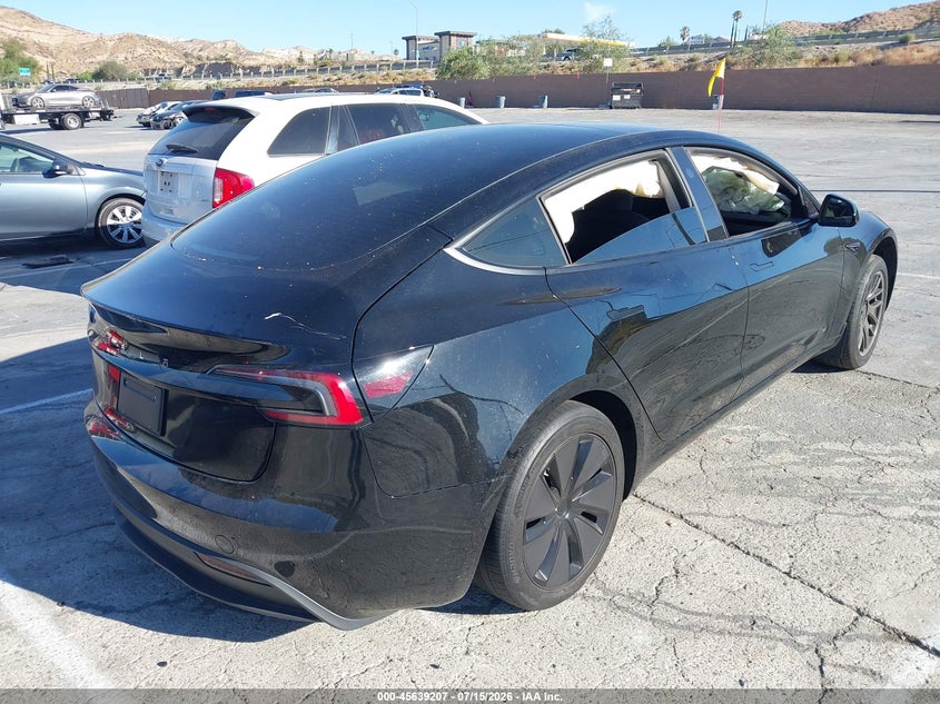 2024 Tesla Model 3 VIN 5YJ3E1EA9RF755426 IAAI salvage auction — LEFT FRONT, Salvage Title, sold $7,600 on 2026-09-07 (photo 4)