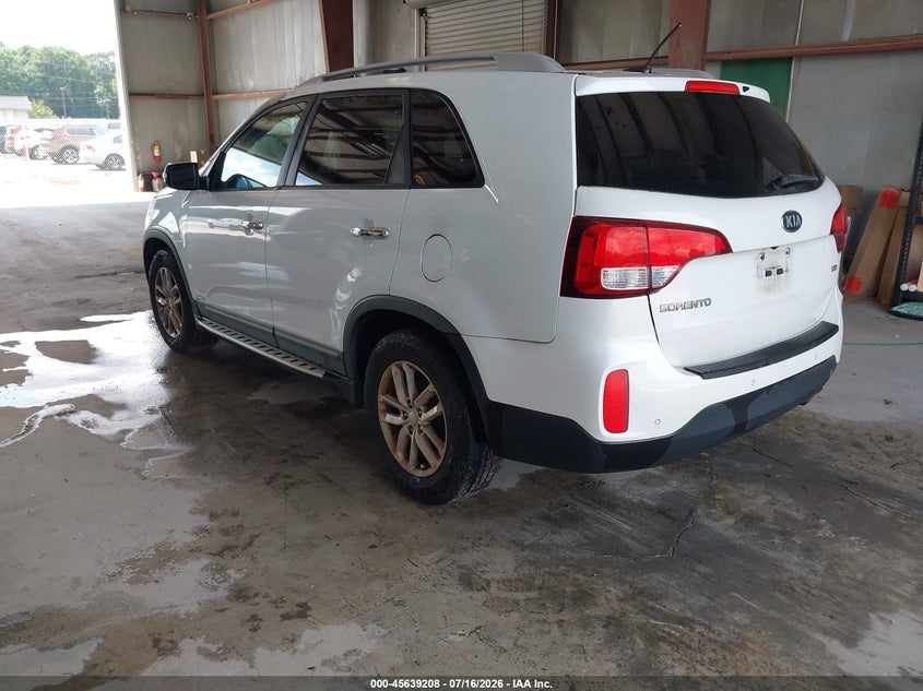 2015 Kia Sorento VIN 5XYKTCA62FG559623 IAAI salvage auction — NORMAL WEAR, Clear (Georgia), sold $1,775 on 2026-07-29 (photo 3)
