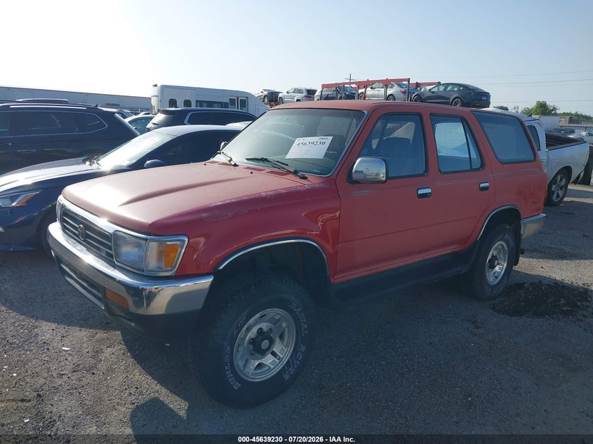 1995 Toyota 4runner VIN JT3VN39W5S0215350 IAAI salvage auction — NORMAL WEAR, Clear-Dealer Only (Michigan), sold $575 on 2026-07-28 (photo 2)