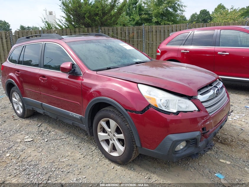 2014 Subaru Outback VIN 4S4BRCFC3E3276532 IAAI salvage auction — FRONT END, Clear (Virginia), sold $975 on 2026-07-29 (photo 1)