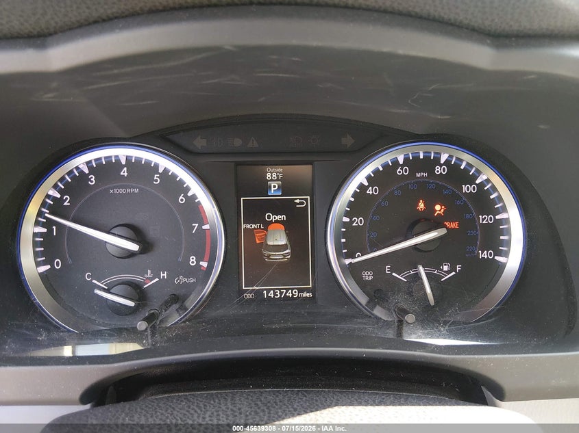 2015 Toyota Highlander VIN 5TDJKRFH6FS109634 IAAI salvage auction — FRONT END, Salvage Title, sold $7,100 on 2026-08-01 (photo 7)