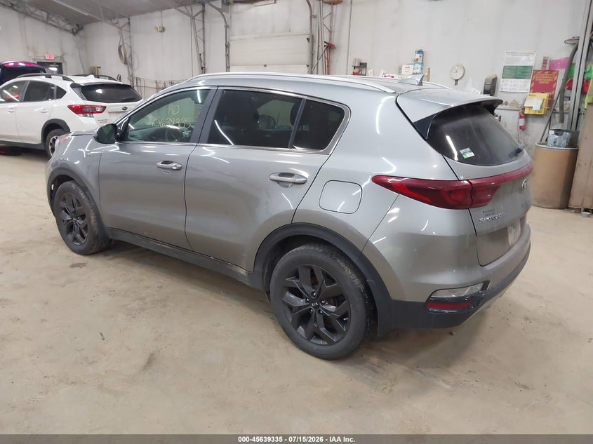 2020 Kia Sportage VIN KNDP6CAC4L7665714 IAAI salvage auction — NORMAL WEAR, Clear (Pennsylvania), sold $2,600 on 2026-07-30 (photo 3)