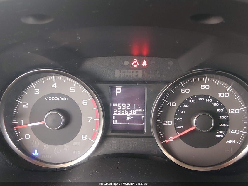2016 Subaru Forester VIN JF2SJAFC6GH431632 IAAI salvage auction — NORMAL WEAR, Salvage Title, sold $1,150 on 2026-07-28 (photo 7)